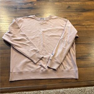 Womens Pink Crewneck Sweater